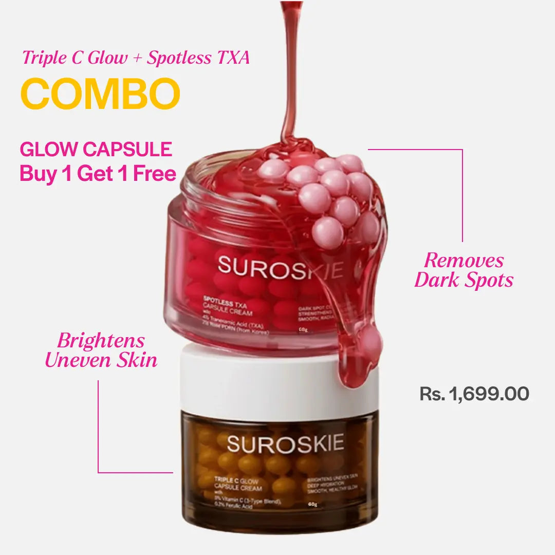 GLOW Triple C + Spotless TXA Glow Capsules Combo