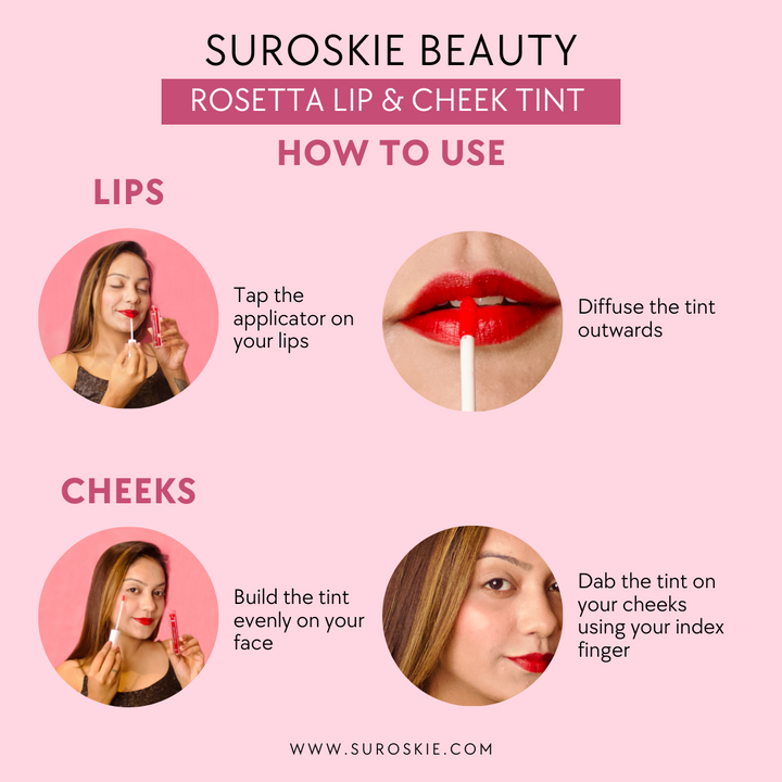 How to Use Suroskie Lip Cheek Tint?