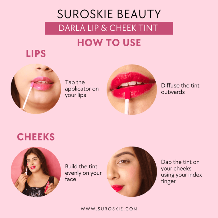 How to Use Suroskie Darla Lip & Cheek Tint?