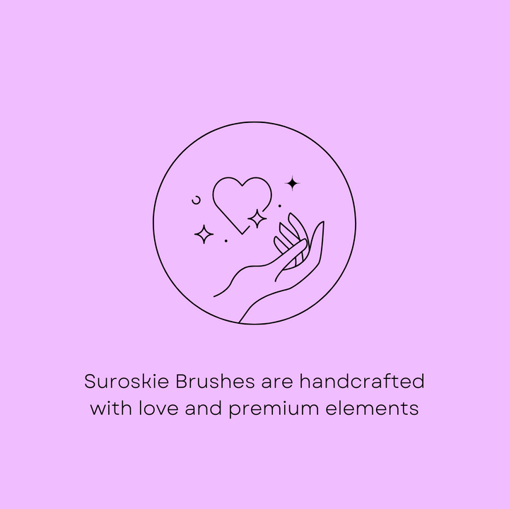 Handcrafted 16 Pcs Makeup Brush Set with Pouch Online - Suroskie