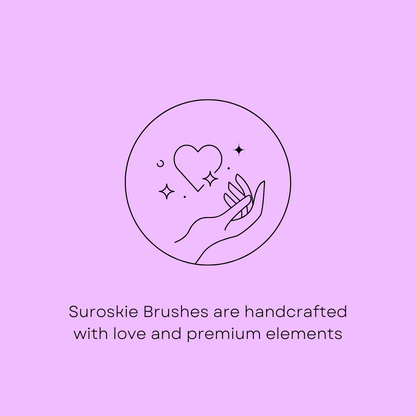 Handcrafted Suroskie 14 Pcs Eye Makeup Brush Set with Pouch