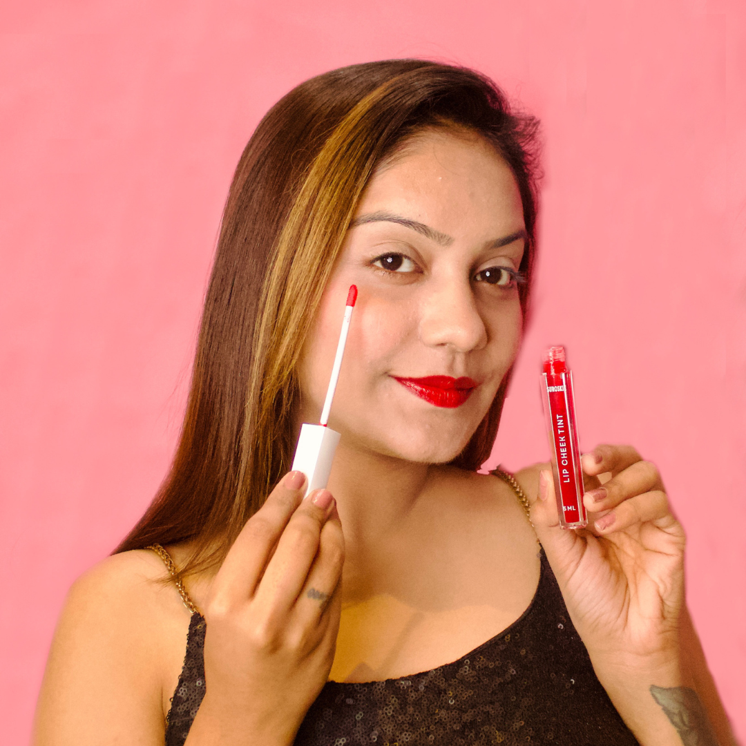 Buy Red Lip & Cheek Tint Online - Suroskie